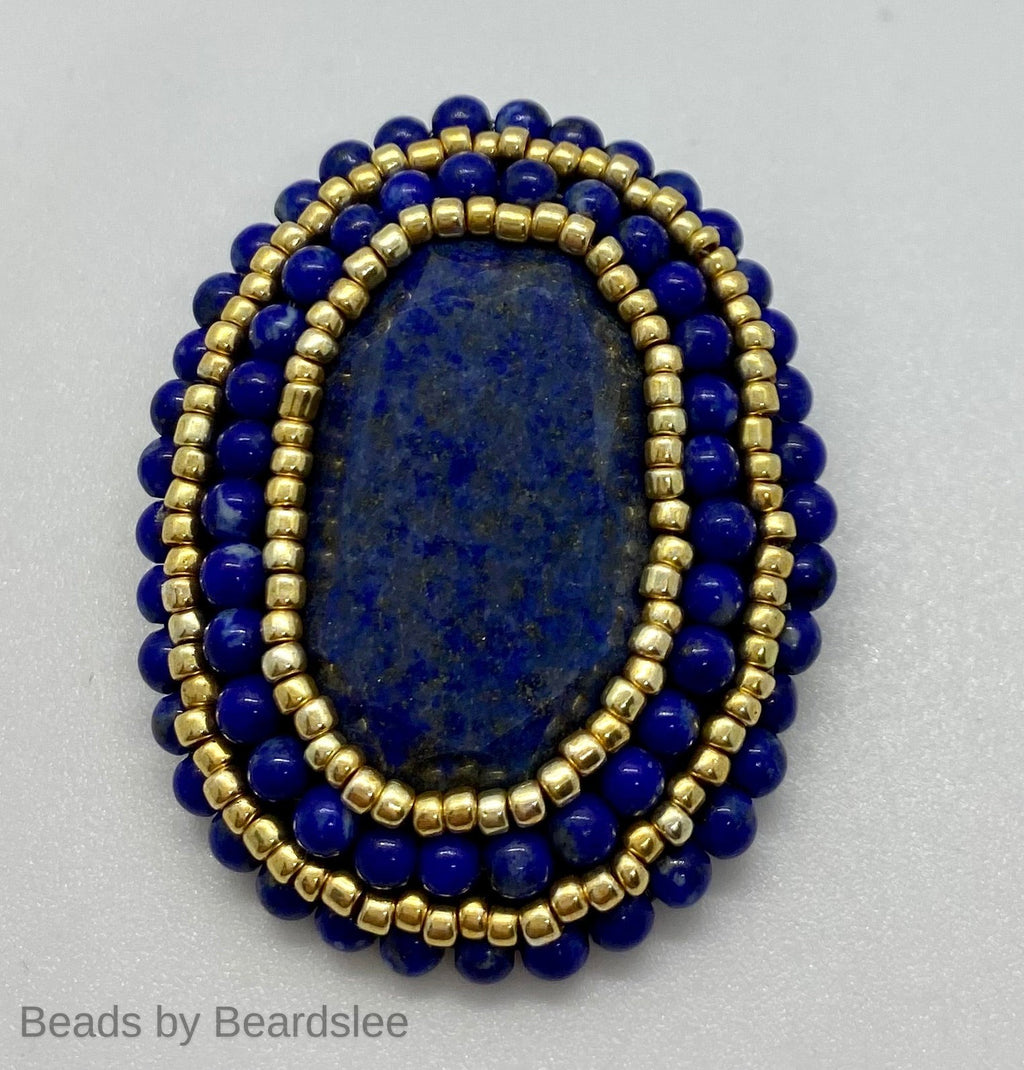 Lapis Lazuli Brooch