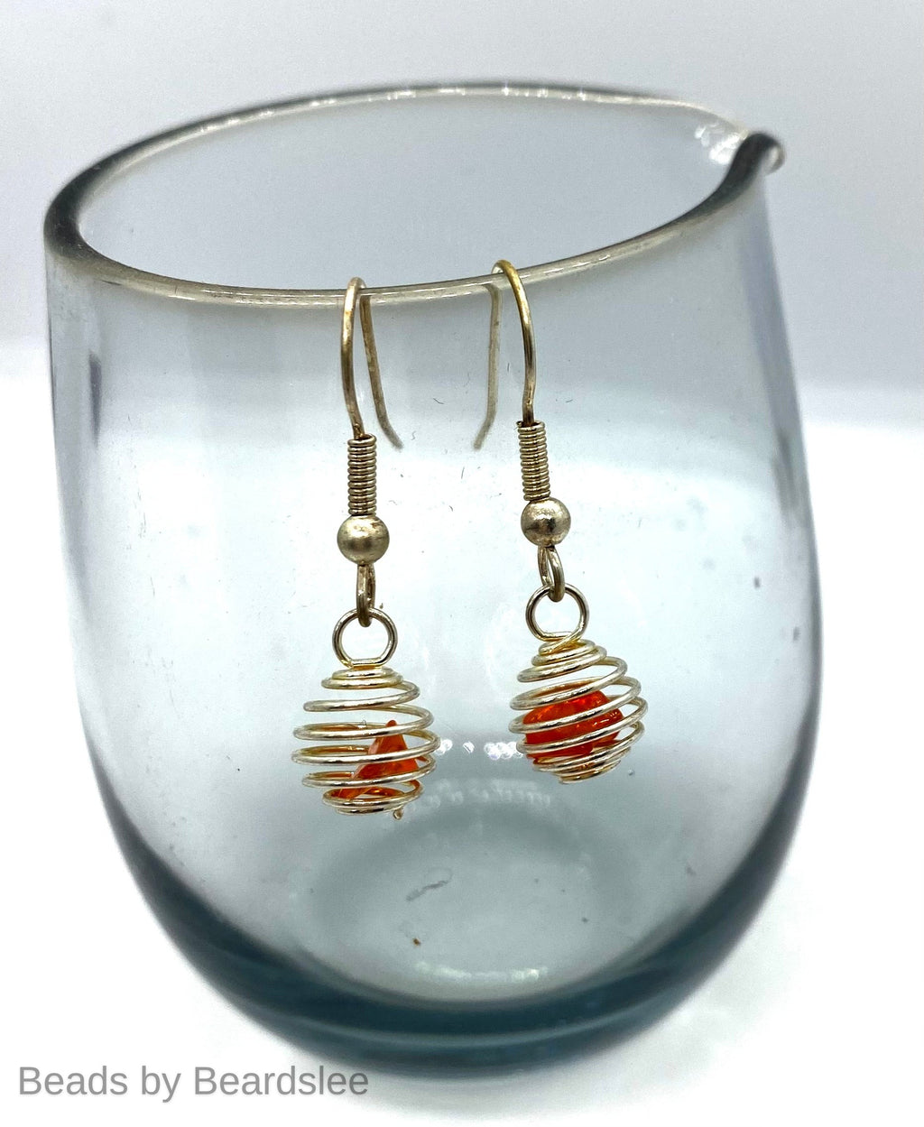 Fire Opal Earrings