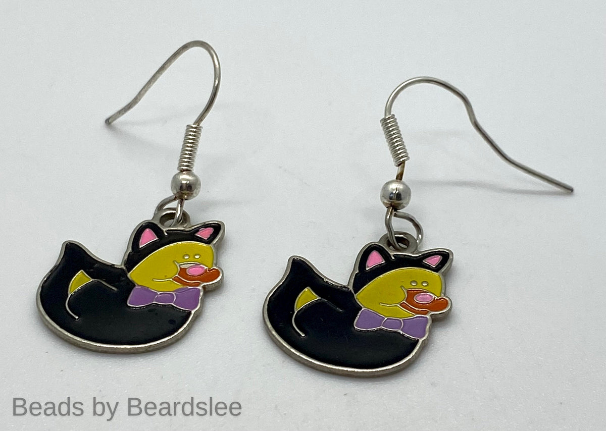 Cat Duck Earrings